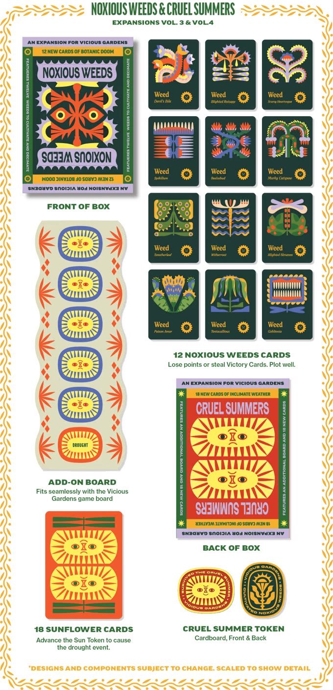 Vicious Gardens : Cruel Summers and Noxious Weeds Expansion